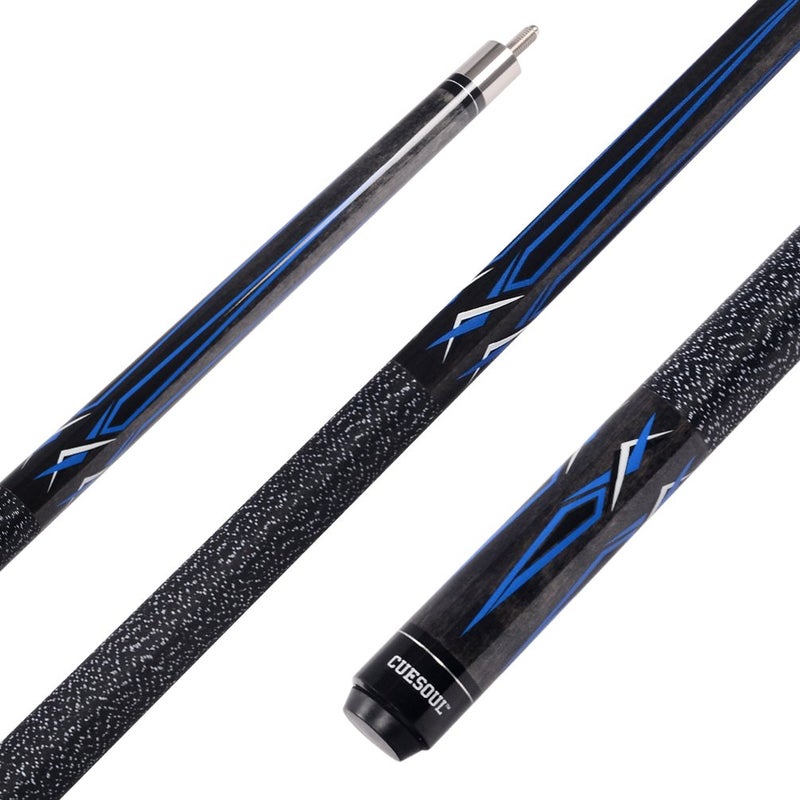 CUESOUL Set of House Bar Pool Cue Sticks Combo - 2 Cue Sticks Packed in 2x2 Hard Pool Cue Case E102 - Image 2
